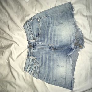 High waisted shorty shorts!